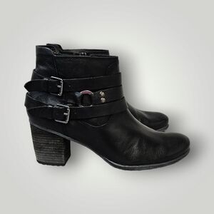 Josef Seibel Black Ankle Boots